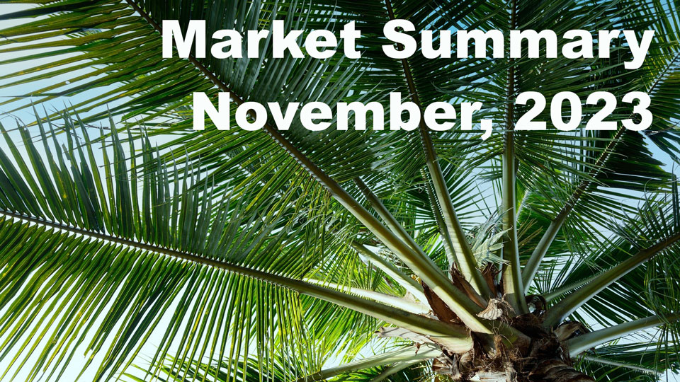 2023年11月ハワイ不動産市場 – 簡単まとめ！
