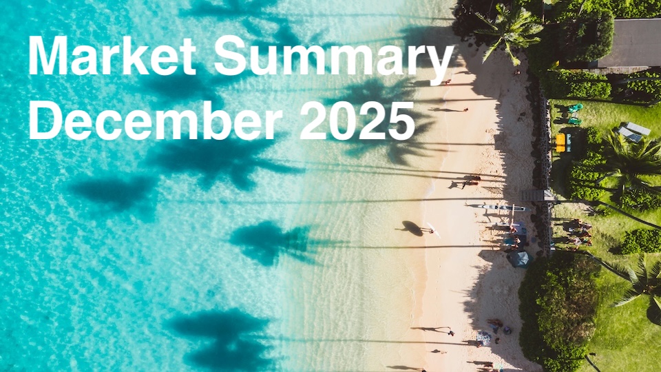 2025年12月ハワイ不動産市場 – 簡単まとめ！